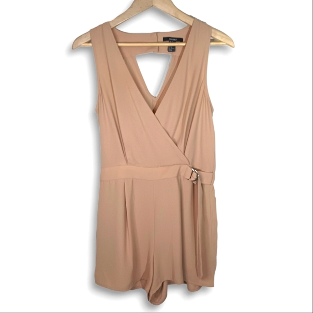 Neutral Lightweight Sleeveless Romper - Size M